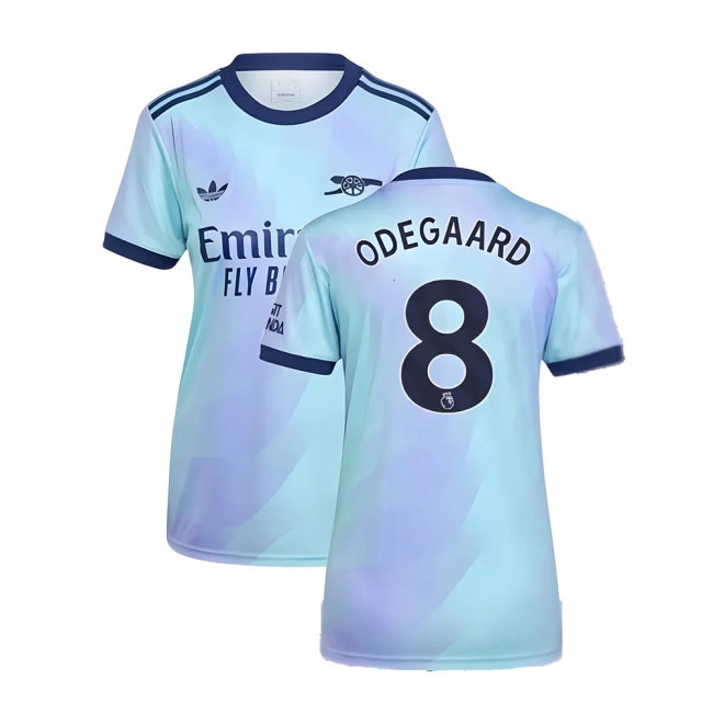 2024-2025 Arsenal Third Shirt (Womens) (Odegaard 8) — Shop Now