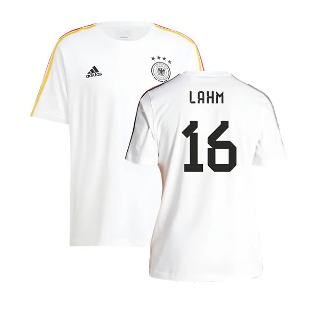 2024-2025 Germany 3S DNA Tee (White) (Lahm 16) — Buy Online