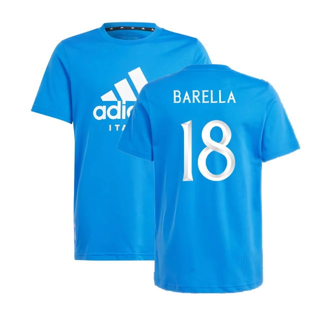 2024-2025 Italy DNA Tee (Blue) - Kids (BARELLA 18) — Buy Online
