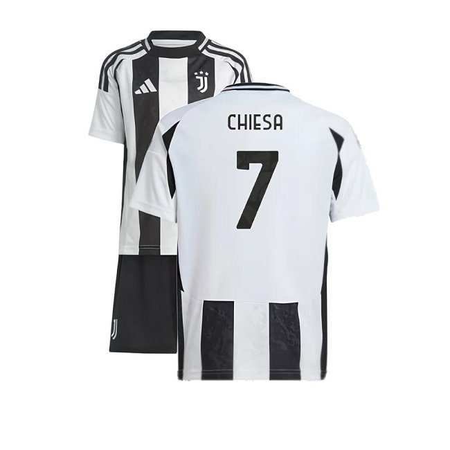 2024-2025 Juventus Home Mini Kit (Chiesa 7) — Buy Now