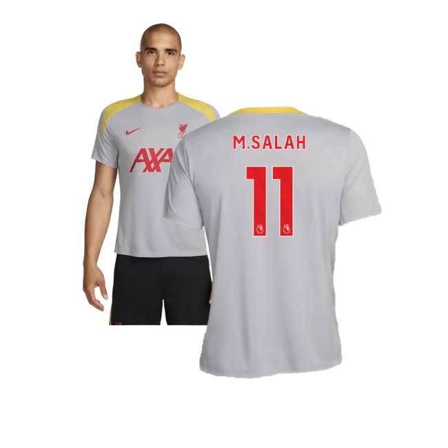2024-2025 Liverpool Strike Third Shirt (Grey) (M.Salah 11) — Shop Online