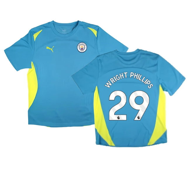 2024-2025 Man City Training Shirt Pro (Blue) (Wright Phillips 29) — Shop Now