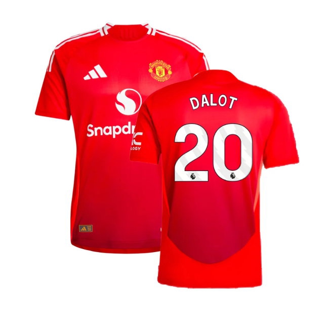 2024-2025 Man Utd Player Version Home Shirt (Dalot 20) — Shop Online