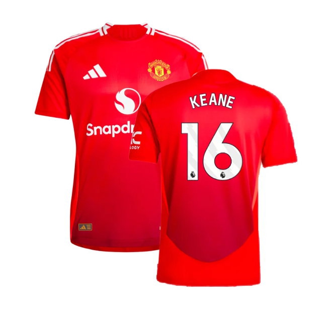 2024-2025 Man Utd Player Version Home Shirt (Keane 16) — Buy Now