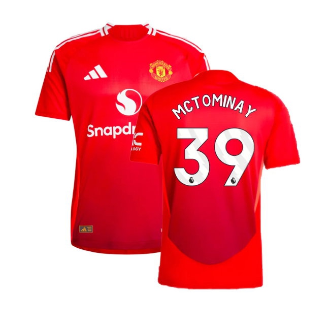 2024-2025 Man Utd Player Version Home Shirt (McTominay 39) — Shop Online