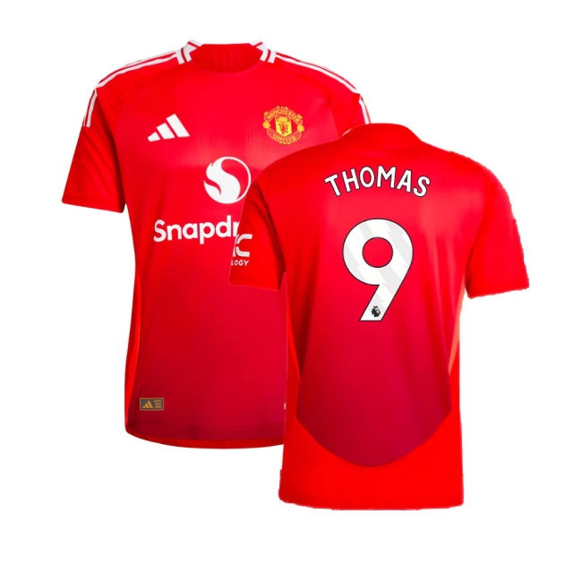 2024-2025 Man Utd Player Version Home Shirt (Thomas 9) — Shop Online