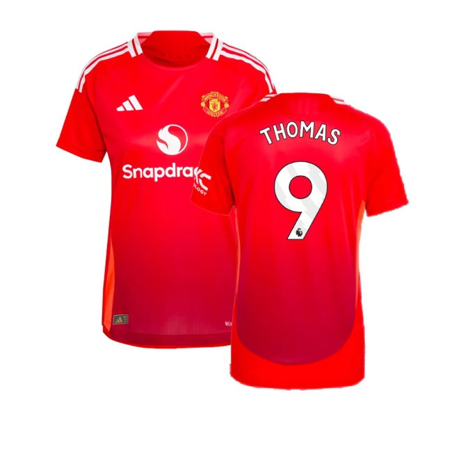 2024-2025 Man Utd Player Version Home Shirt (Womens) (Thomas 9) — Shop Online