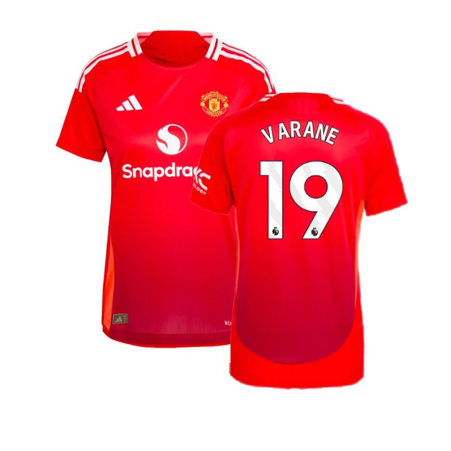 2024-2025 Man Utd Player Version Home Shirt (Womens) (Varane 19) — Buy Online