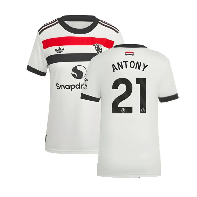 2024-2025 Man Utd Player Version Third Shirt (Womens) (Antony 21) — Buy Online