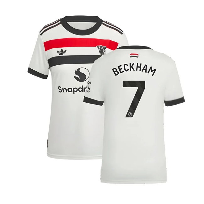 2024-2025 Man Utd Player Version Third Shirt (Womens) (Beckham 7) — Shop Online