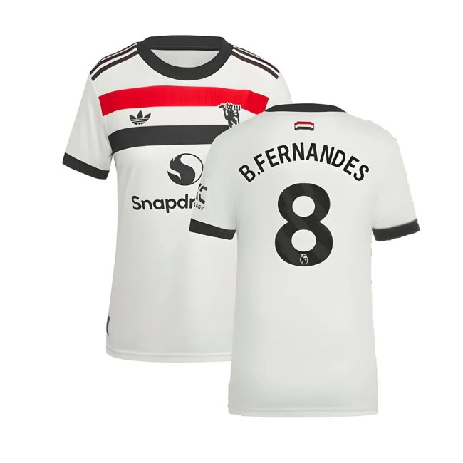 2024-2025 Man Utd Player Version Third Shirt (Womens) (B.Fernandes 8) — Shop Now