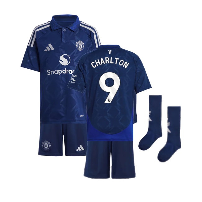 2024-2025 Man Utd Away Mini Kit (Charlton 9) — Shop Now