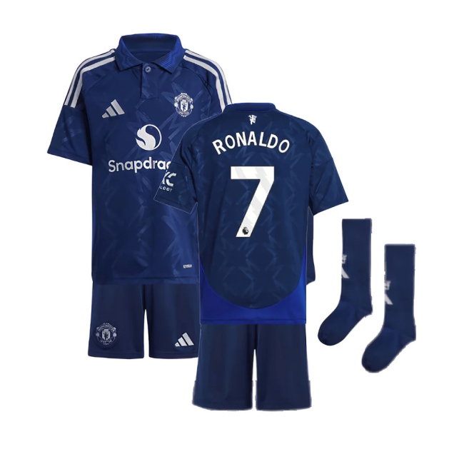 2024-2025 Man Utd Away Mini Kit (Ronaldo 7) — Buy Now