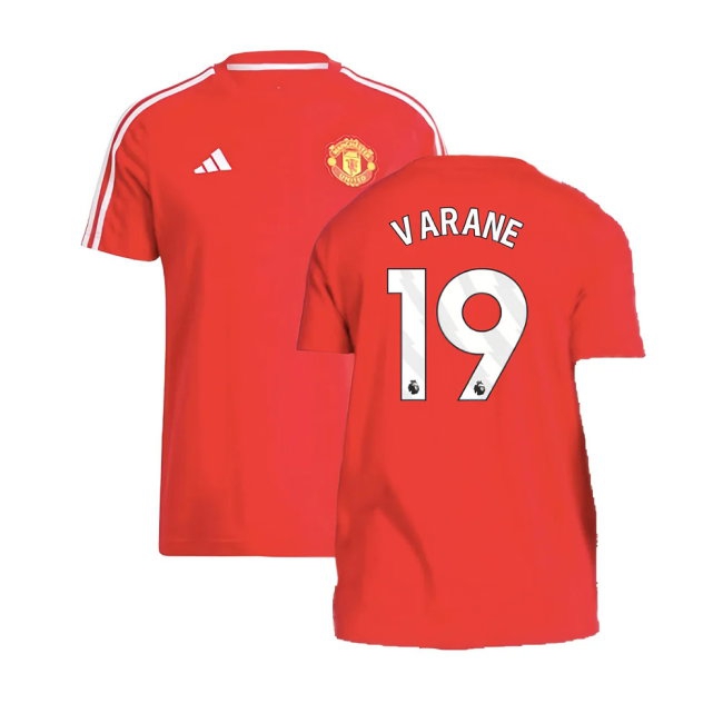 2024-2025 Man Utd DNA Tee (Red) (Varane 19) — Buy Online