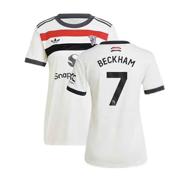 2024-2025 Man Utd Third Shirt (Womens) (Beckham 7) — Shop Online