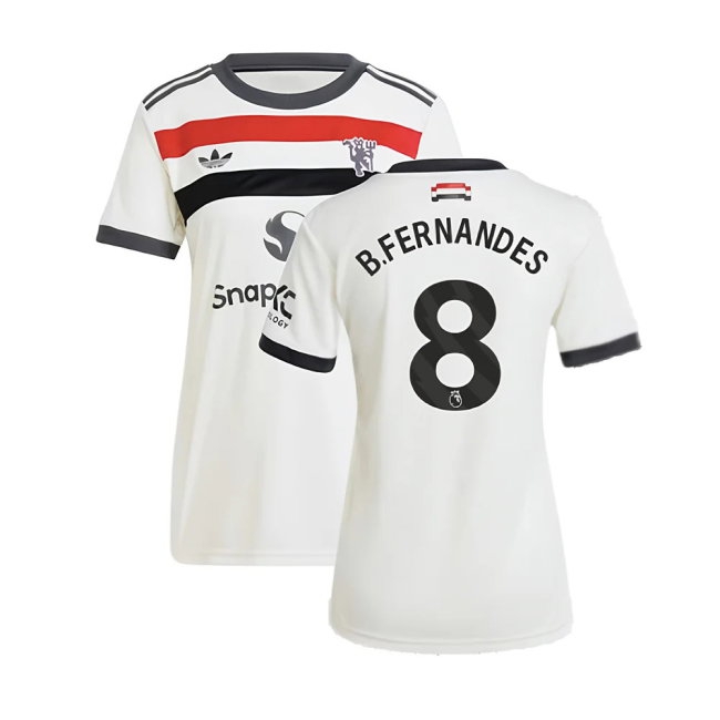 2024-2025 Man Utd Third Shirt (Womens) (B.Fernandes 8) — Buy Online
