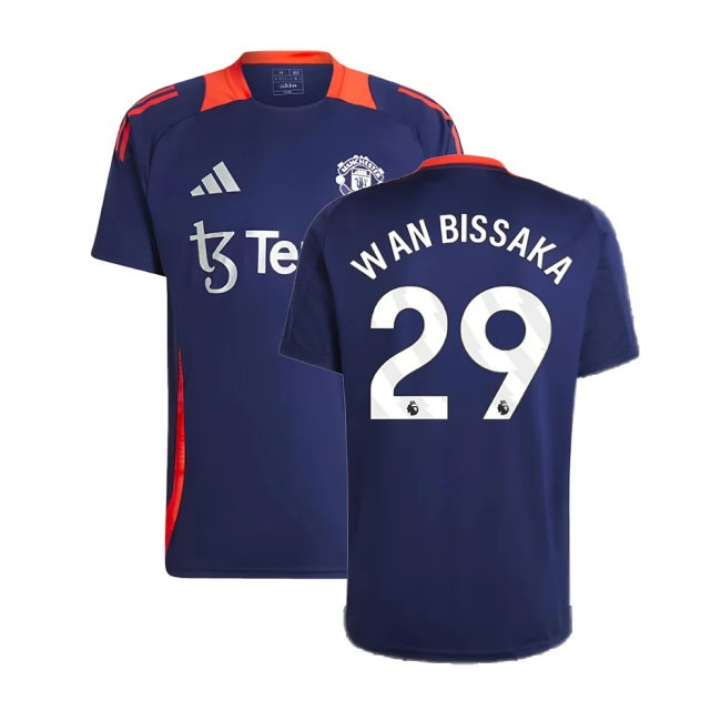2024-2025 Man Utd Training Jersey (Night Indigo) (Wan Bissaka 29) — Shop Now
