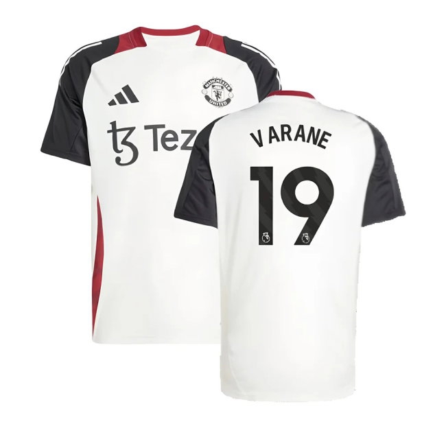 2024-2025 Man Utd Training Jersey (Off White) (Varane 19) — Buy Online
