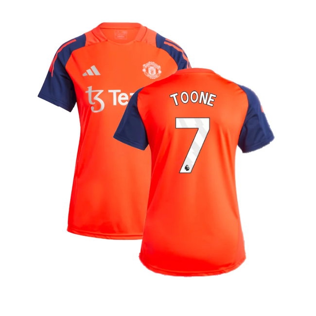 2024-2025 Man Utd Training Jersey (Red) - Womens (Toone 7) — Shop Now
