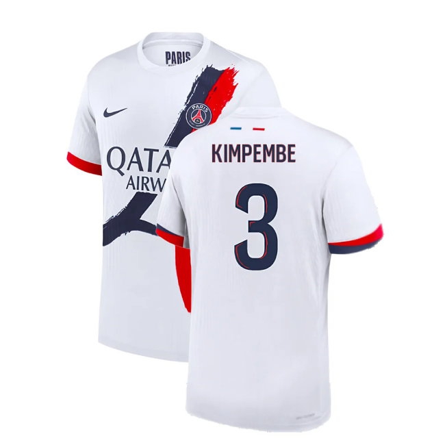 2024-2025 PSG Away Player Version Dri-ADV Shirt (Kimpembe 3) — Shop Online