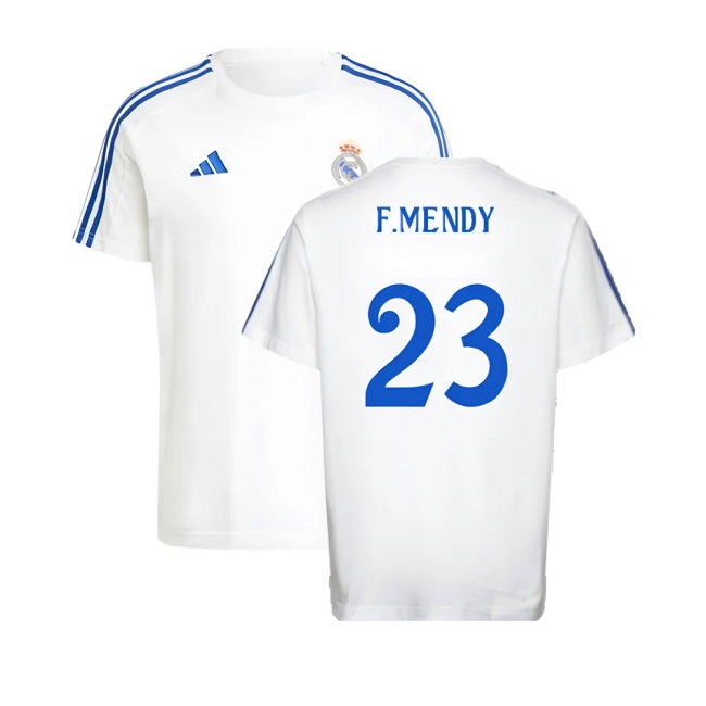 2024-2025 Real Madrid DNA Tee (White) (F.Mendy 23) — Buy Now