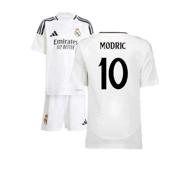 2024-2025 Real Madrid Home Mini Kit (Modric 10) — Shop Online