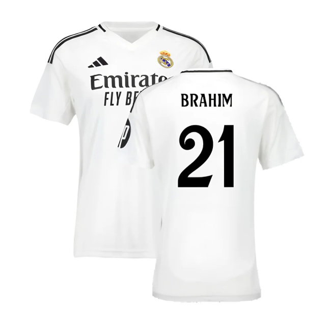 2024-2025 Real Madrid Home Shirt (Womens) (Brahim 21) — Shop Now