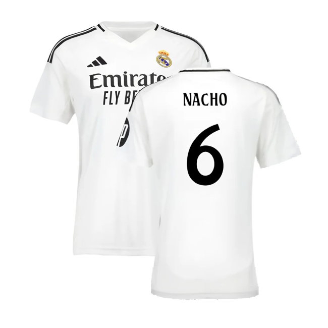 2024-2025 Real Madrid Home Shirt (Womens) (Nacho 6) — Shop Now