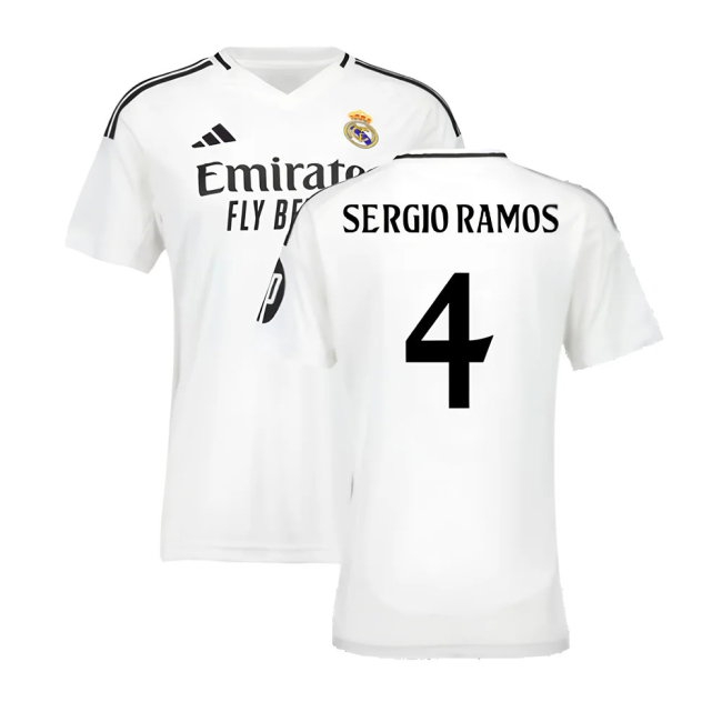 2024-2025 Real Madrid Home Shirt (Womens) (Sergio Ramos 4) — Buy Online