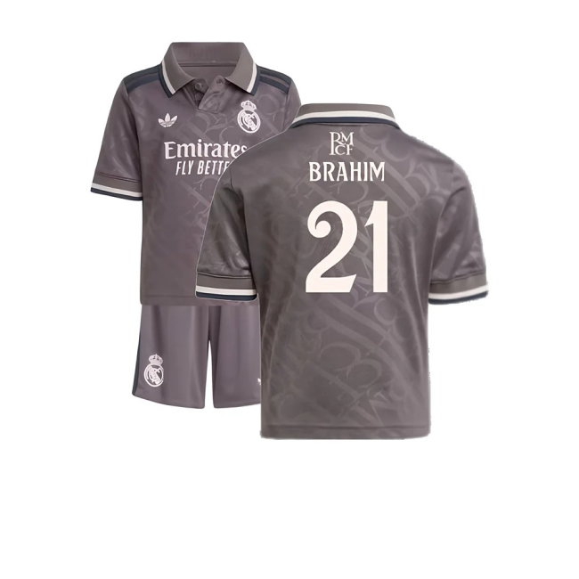 2024-2025 Real Madrid Third Mini Kit (Brahim 21) — Shop Online