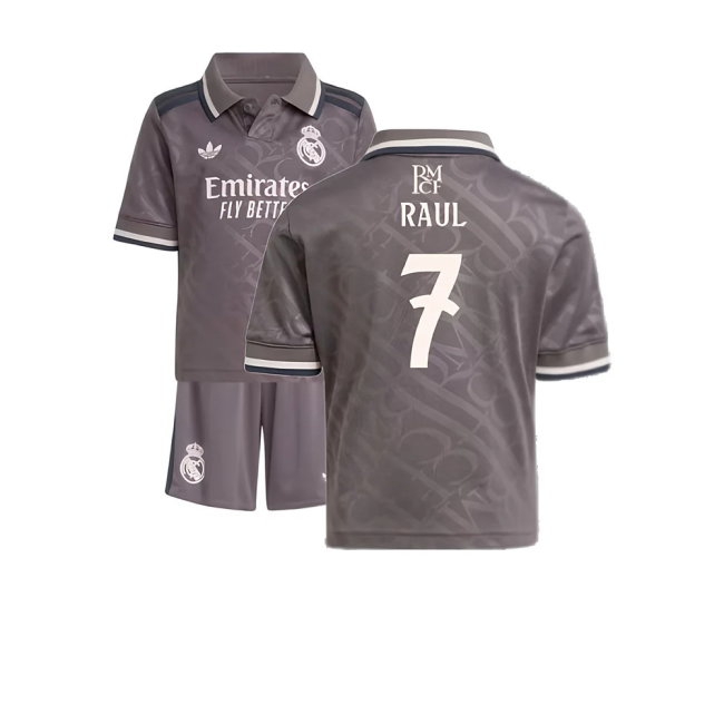 2024-2025 Real Madrid Third Mini Kit (Raul 7) — Buy Now