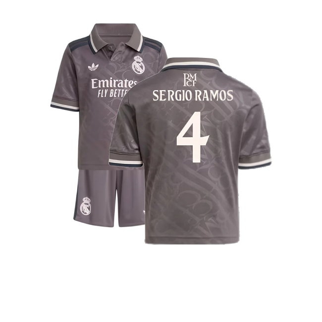 2024-2025 Real Madrid Third Mini Kit (Sergio Ramos 4) — Buy Online