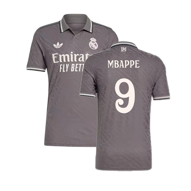 2024-2025 Real Madrid Third Shirt (Mbappe 9) — Buy Now