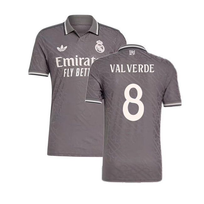2024-2025 Real Madrid Third Shirt (Valverde 8) — Buy Online