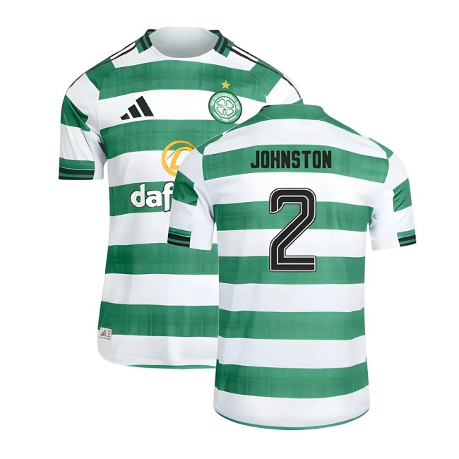 2025-2026 Celtic Player Version Home Shirt (Johnston 2) — Shop Online