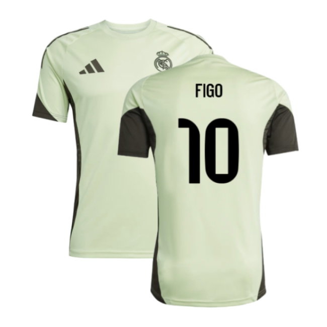 2025-2026 Real Madrid Training Jersey (Almost Lime) (Figo 10) — Shop Online
