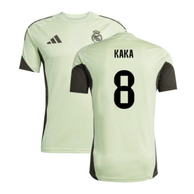2025-2026 Real Madrid Training Jersey (Almost Lime) (Kaka 8) — Shop Now