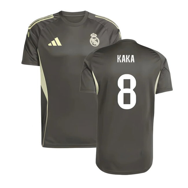 2025-2026 Real Madrid Training Jersey (Utility Grey) (Kaka 8) — Shop Online