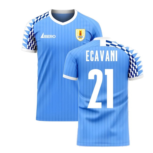 Uruguay 2025-2026 Home Concept Football Kit (Libero) (E CAVANI 21) — Shop Online
