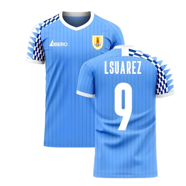 Uruguay 2025-2026 Home Concept Football Kit (Libero) (L SUAREZ 9) — Buy Now