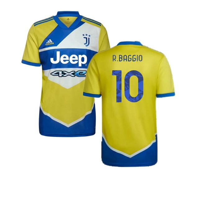 2021-2022 Juventus Third Shirt (R.BAGGIO 10) — Shop Online