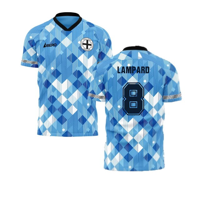 England 1990 Third Concept Football Shirt (Libero) (Lampard 8) — Shop Now
