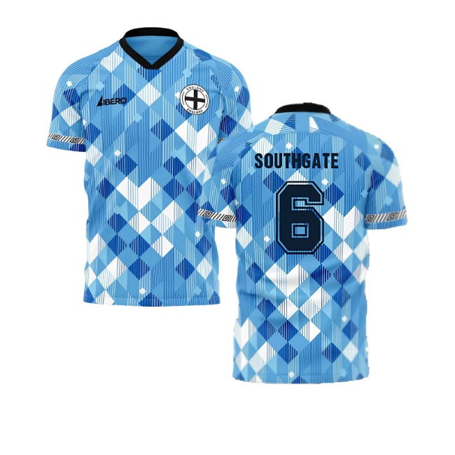 England 1990 Third Concept Football Shirt (Libero) (Southgate 6) — Shop Online