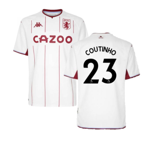 2021-2022 Aston Villa Away Shirt (Coutinho 23) — Shop Online