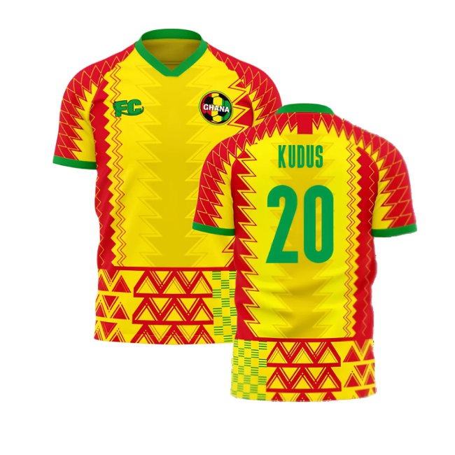 Ghana 2022-2023 Home Concept Football Kit (Fans Culture) (KUDUS 20) — Buy Online