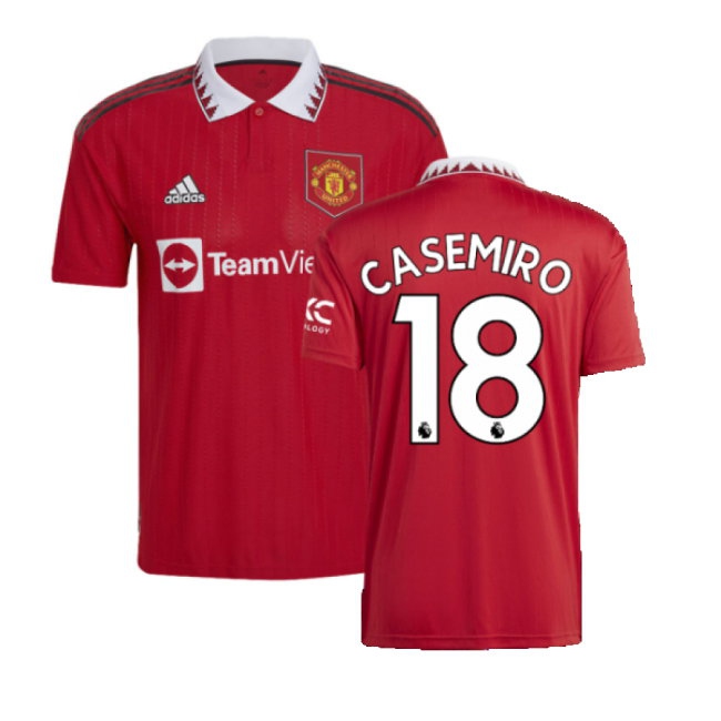 2022-2023 Man Utd Home Shirt (CASEMIRO 18) — Buy Now
