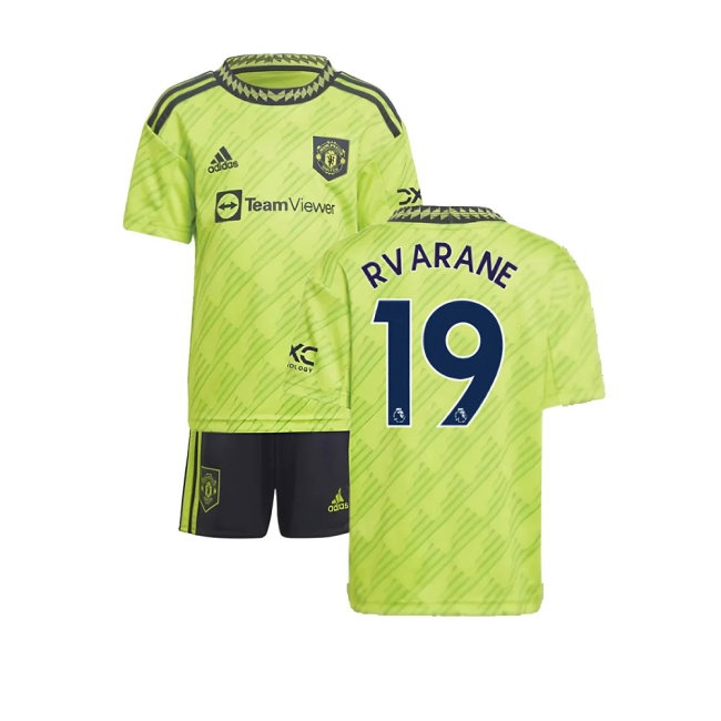 2022-2023 Man Utd Third Mini Kit (R VARANE 19) — Shop Now