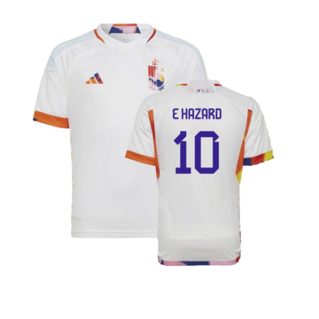 2022-2023 Belgium Away Shirt (Kids) (E HAZARD 10) — Shop Online