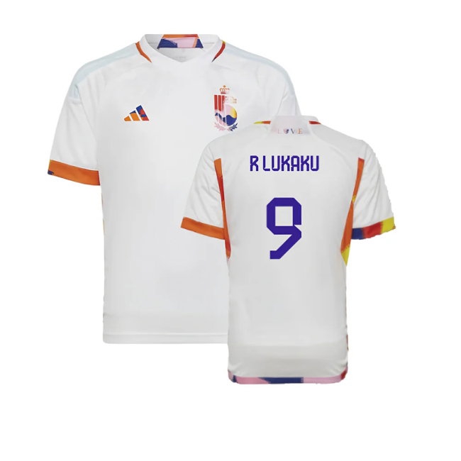 2022-2023 Belgium Away Shirt (Kids) (R LUKAKU 9) — Buy Online