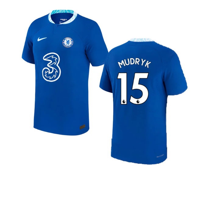 2022-2023 Chelsea Vapor Match Home Shirt (Mudryk 15) — Shop Online
